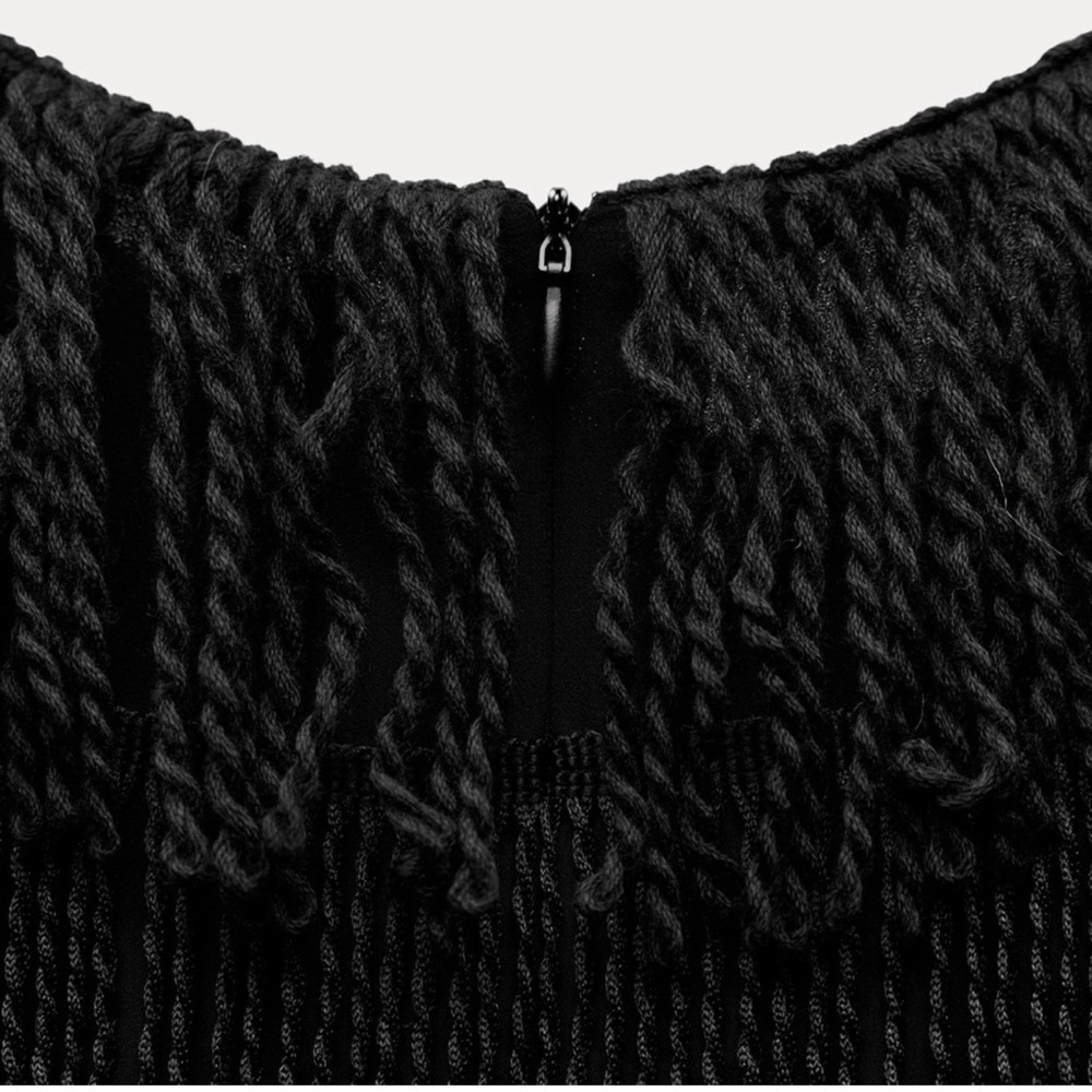 Zara fringe mini dress - Picture 7 of 9
